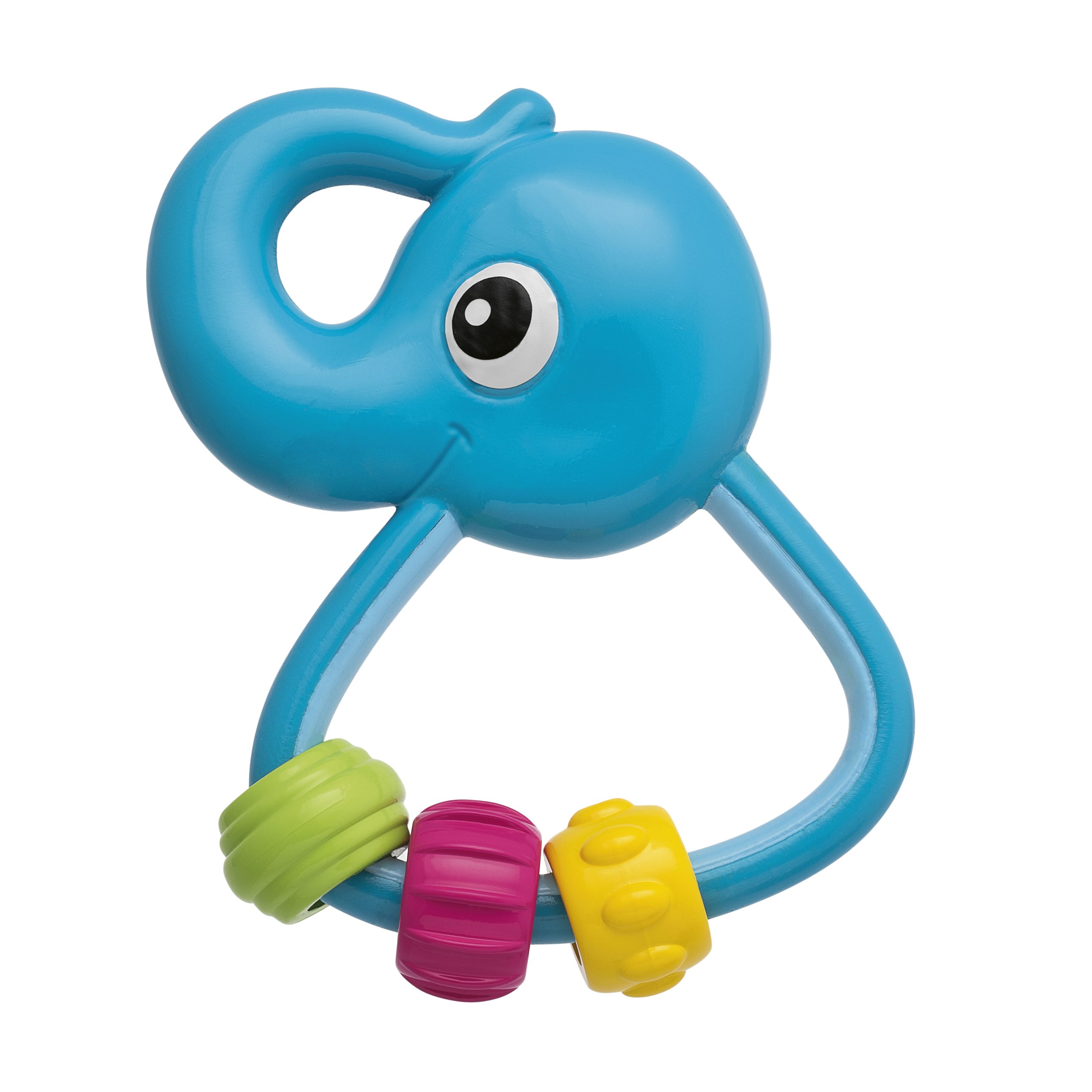 Rattle Easy Grasp Ring-Elephant